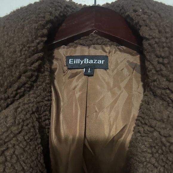 Elegant Brown Teddy Coat - Picture 2 of 4